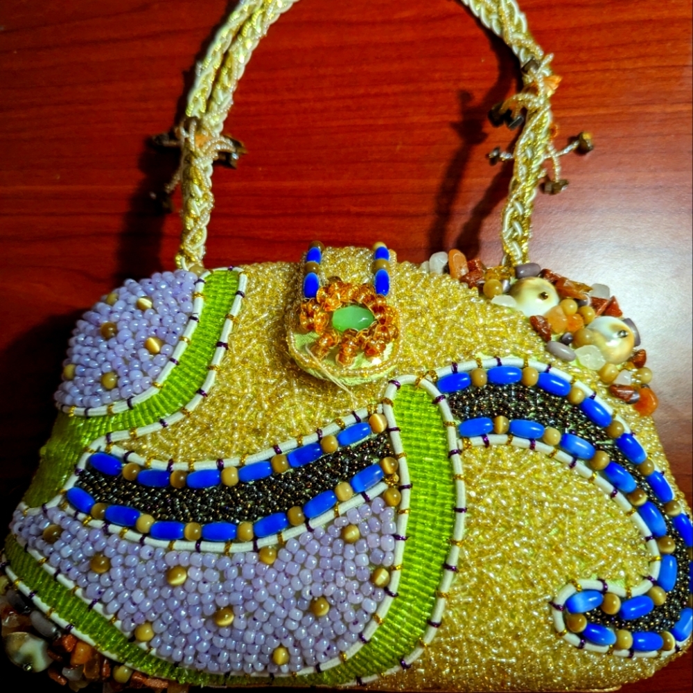 Moni Couture beaded purse